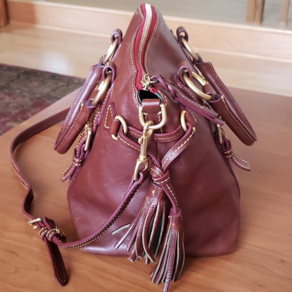 Dooney & Bourke Florentine Domed Buckle Satchel - Picture 7 of 12